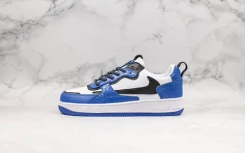 耐克Nike Air Force 1 AC纯原版本低帮空军一号倒勾联名限定蓝色官方同步抽屉原盒原楦头原纸板打造内置全掌气垫