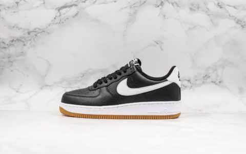 耐克Nike Air Force 1空军一号低帮板鞋休闲运动鞋黑白公司级带半码优质头层皮 货号：CI0057-002