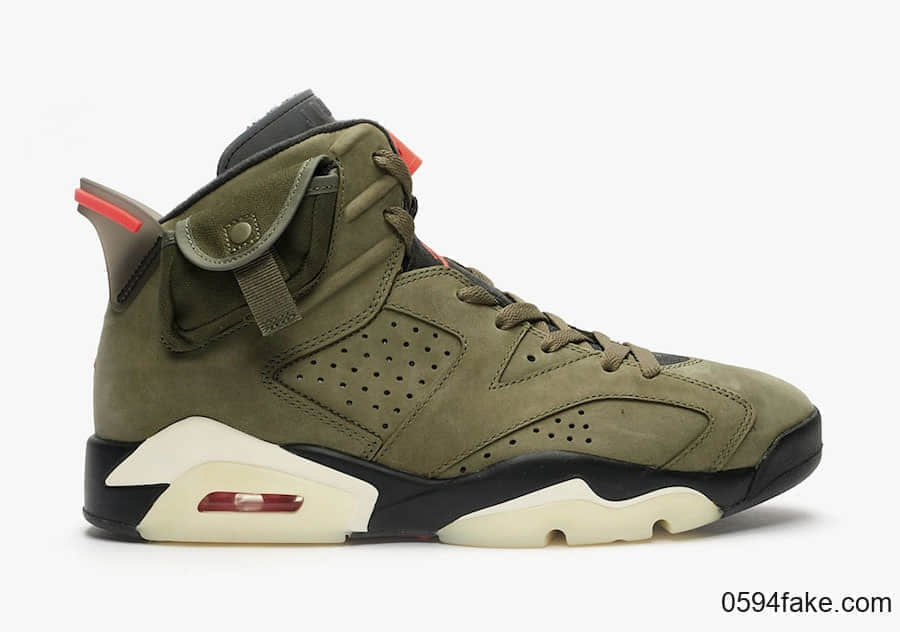 Travis Scott x Air Jordan 6“ Medium Olive”将于10月12日发售！全家族尺码都有！