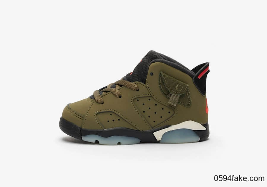 Travis Scott x Air Jordan 6“ Medium Olive”将于10月12日发售！全家族尺码都有！