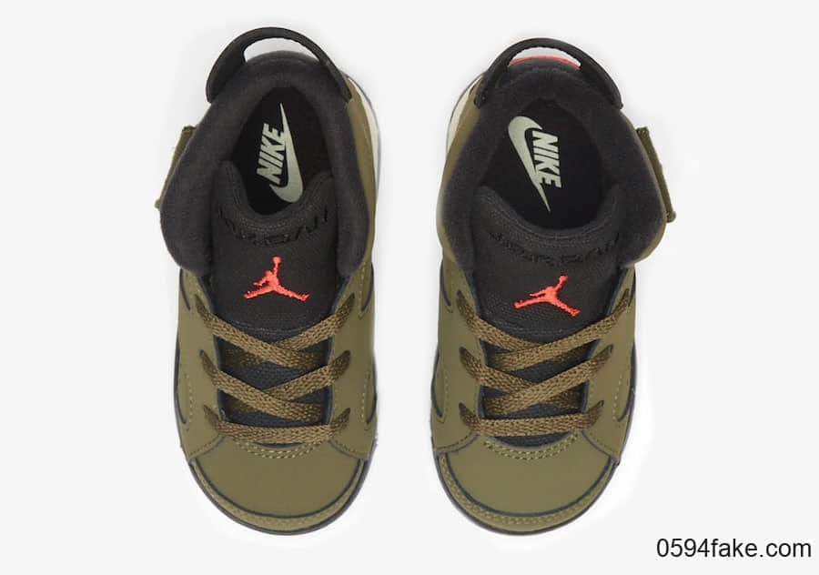 Travis Scott x Air Jordan 6“ Medium Olive”将于10月12日发售！全家族尺码都有！