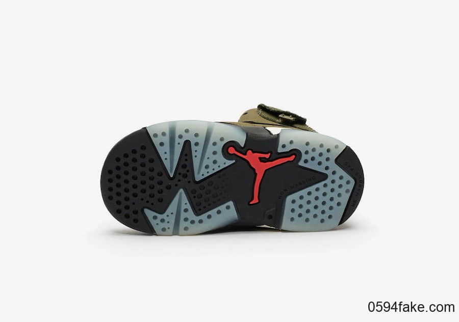 Travis Scott x Air Jordan 6“ Medium Olive”将于10月12日发售！全家族尺码都有！