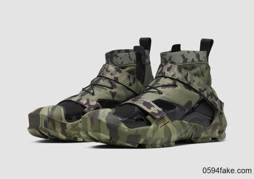 迷彩鞋面+可拆卸外底！MMW x Nike Free TR 3“ Camo Green”现已发售！