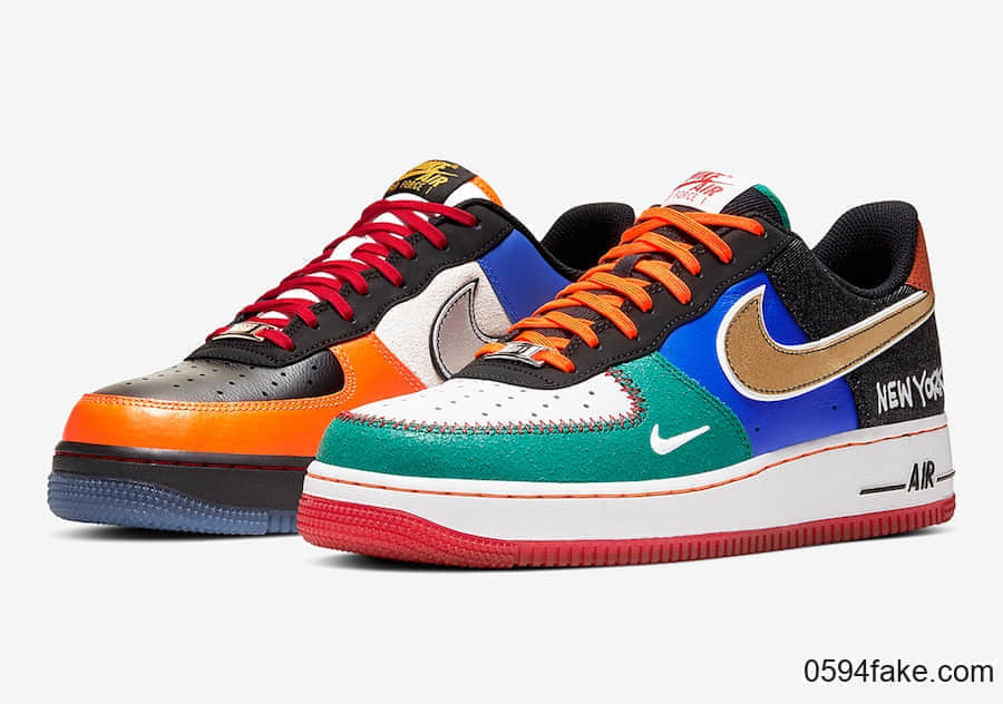 又一款吸睛利器！Nike Air Force 1 Low“ What the NYC”将于10月17日发售！ 货号：CT3610-100