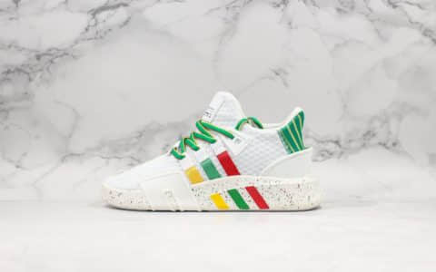 阿迪达斯Adidas EQT Bask ADV蜂窝呼吸白彩绿配色公司级版本原模具大底区别市面错误版本原装织面 货号：BD7798