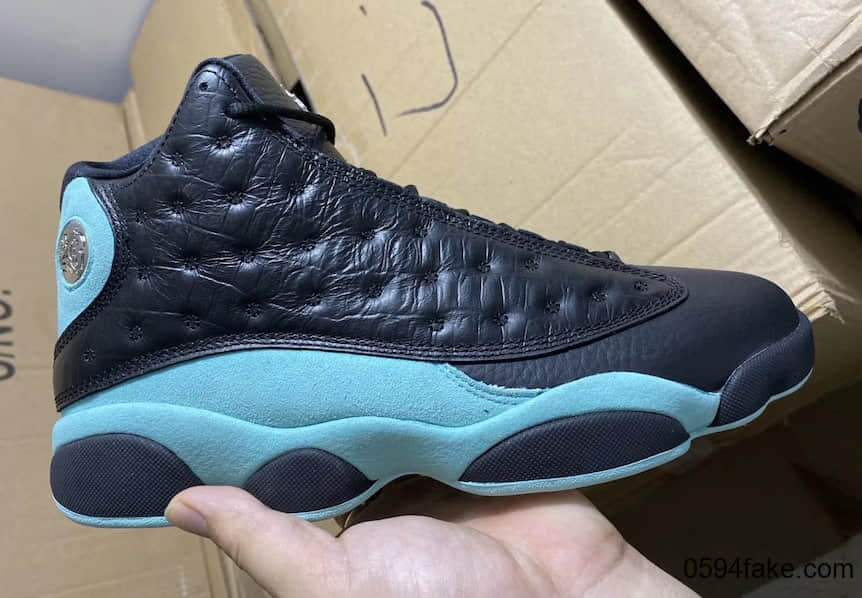 颜值在线！质感出众！这双Air Jordan 13“ Island Green”你爱了吗？ 货号：414571-030