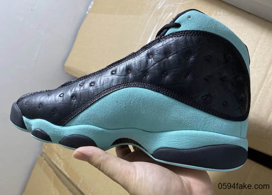 颜值在线！质感出众！这双Air Jordan 13“ Island Green”你爱了吗？ 货号：414571-030