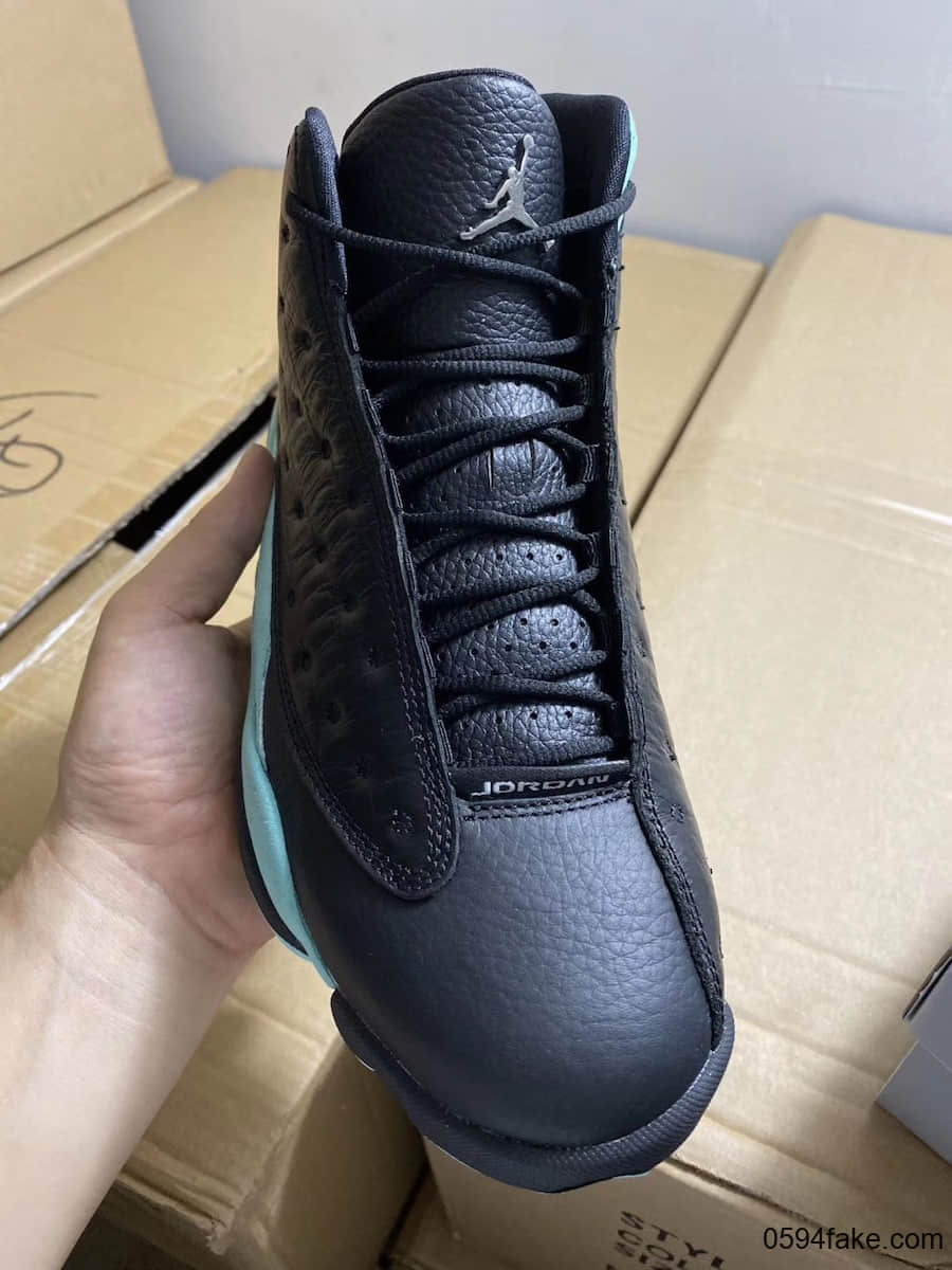 颜值在线！质感出众！这双Air Jordan 13“ Island Green”你爱了吗？ 货号：414571-030