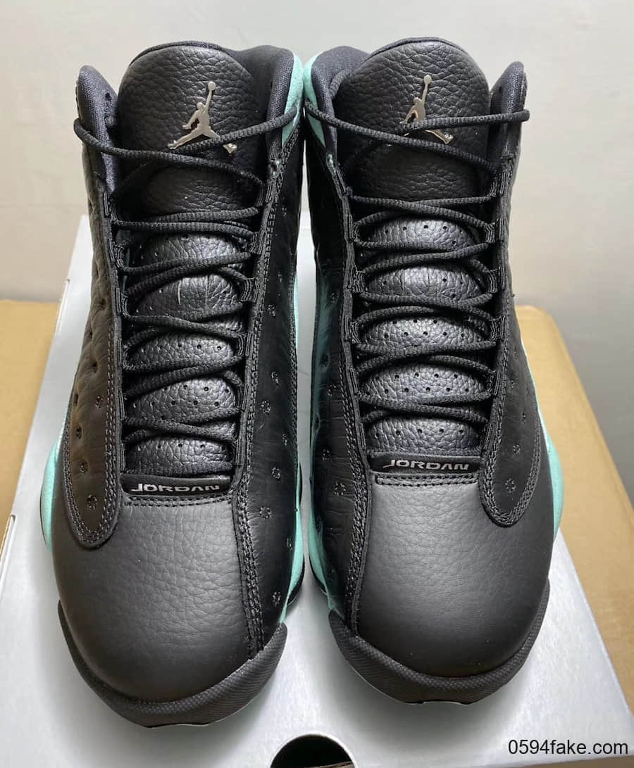 颜值在线！质感出众！这双Air Jordan 13“ Island Green”你爱了吗？ 货号：414571-030