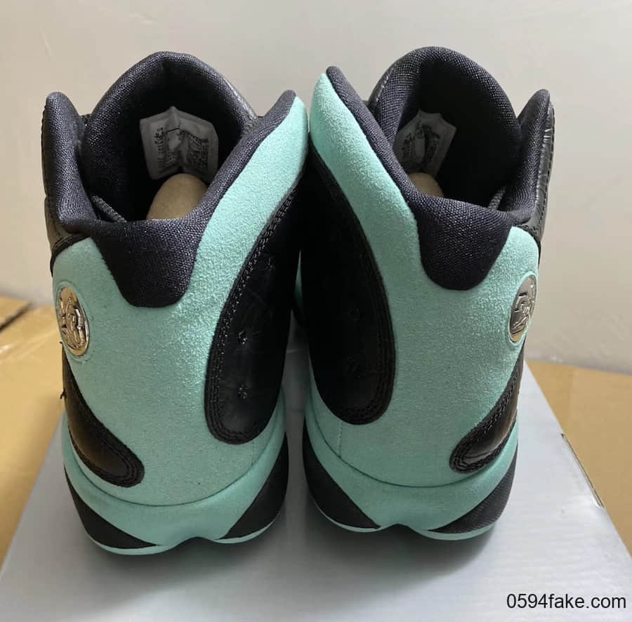 颜值在线！质感出众！这双Air Jordan 13“ Island Green”你爱了吗？ 货号：414571-030