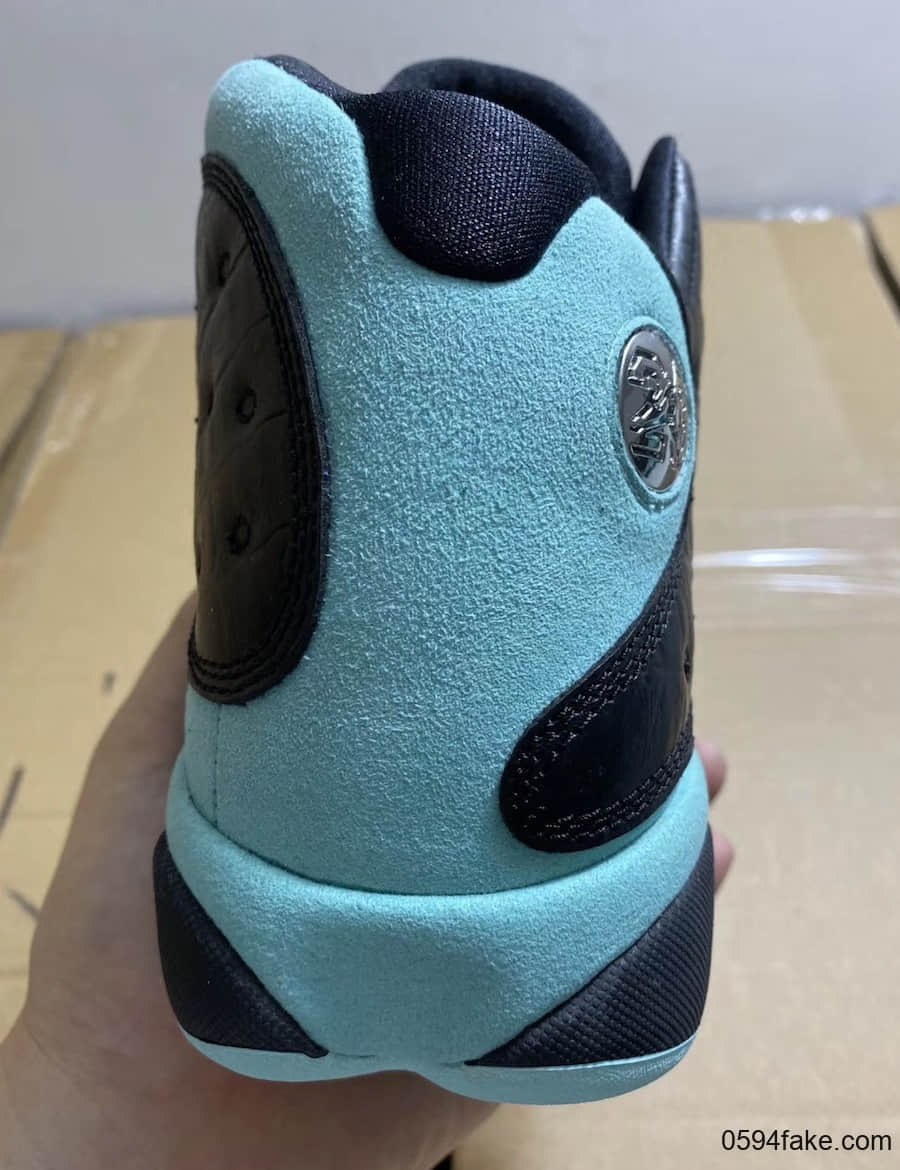 颜值在线！质感出众！这双Air Jordan 13“ Island Green”你爱了吗？ 货号：414571-030