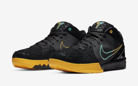 Nike Zoom Kobe 4 Protro再曝新配色！这个蛇纹有点炫酷！ 货号：AV6339-002