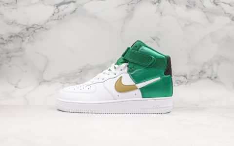 耐克Nike Air Force 1 '07 LV8 High纯原版本高帮空军一号休闲板鞋NBA限定湖人快船丝绸 货号：BQ4591-100