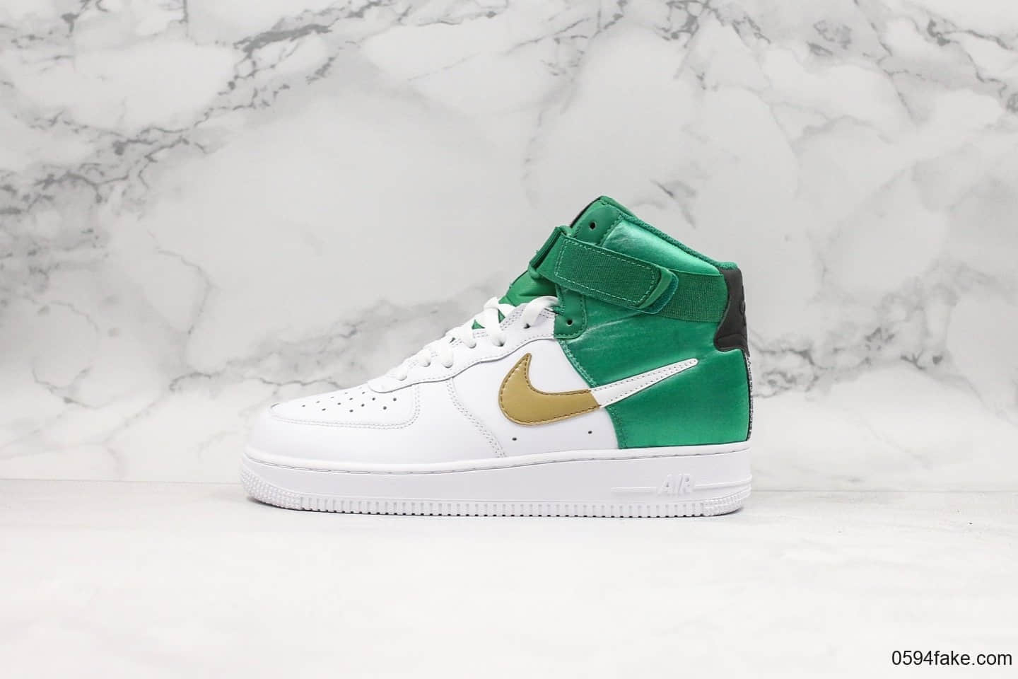 耐克Nike Air Force 1 '07 LV8 High纯原版本高帮空军一号休闲板鞋NBA限定湖人快船丝绸 货号：BQ4591-100