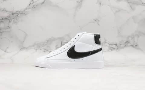 耐克Nike Blazer Mid Vintage Suede公司级版本皮面开拓者内置air zoom气垫高帮板鞋 货号：917862-111