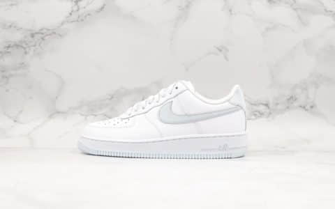 耐克Nike Air Force 1'07 SU19 S Blue casual纯原版本空军一号海外发售版全新配色冰蓝雾灰白银3M反光内置全掌气垫原盒原标 货号：CD9066-100