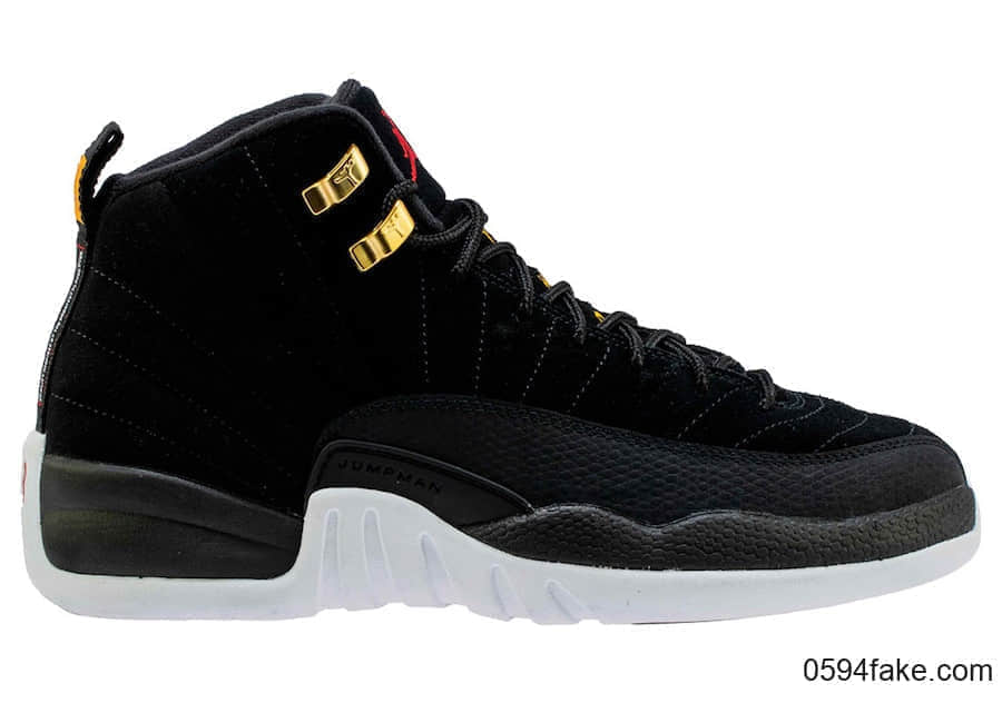 “反转金扣”Air Jordan 12最新实物图释出！本月月底发售！ 货号：130690-017