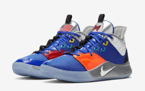 全新Nike PG 3 NASA官图释出！你心动了吗？ 货号：CI2667-400