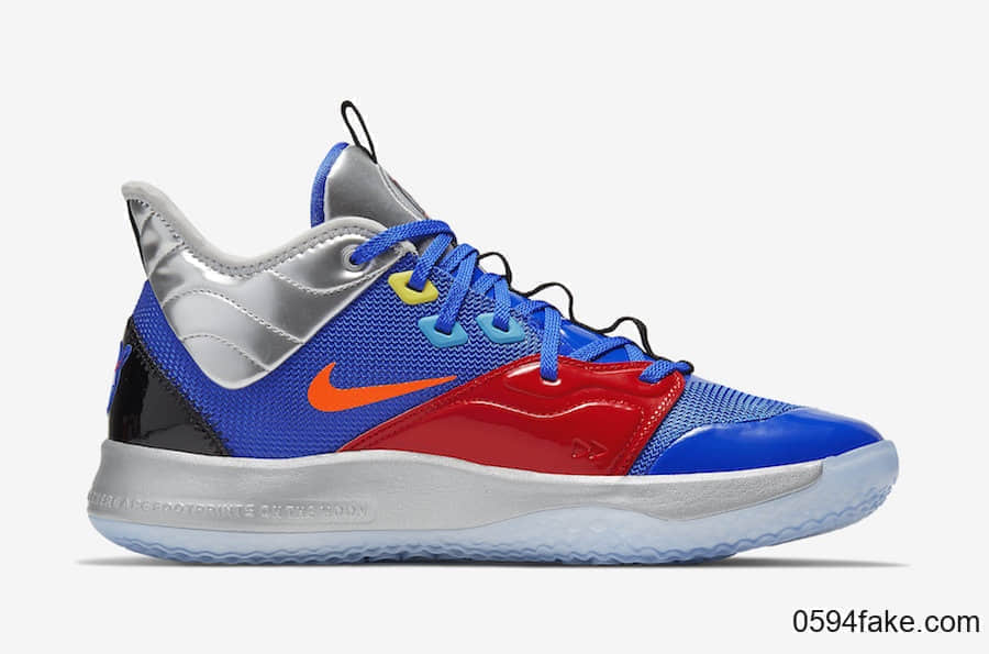 全新Nike PG 3 NASA官图释出！你心动了吗？ 货号：CI2667-400