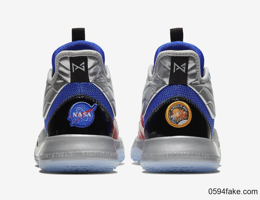 全新Nike PG 3 NASA官图释出！你心动了吗？ 货号：CI2667-400