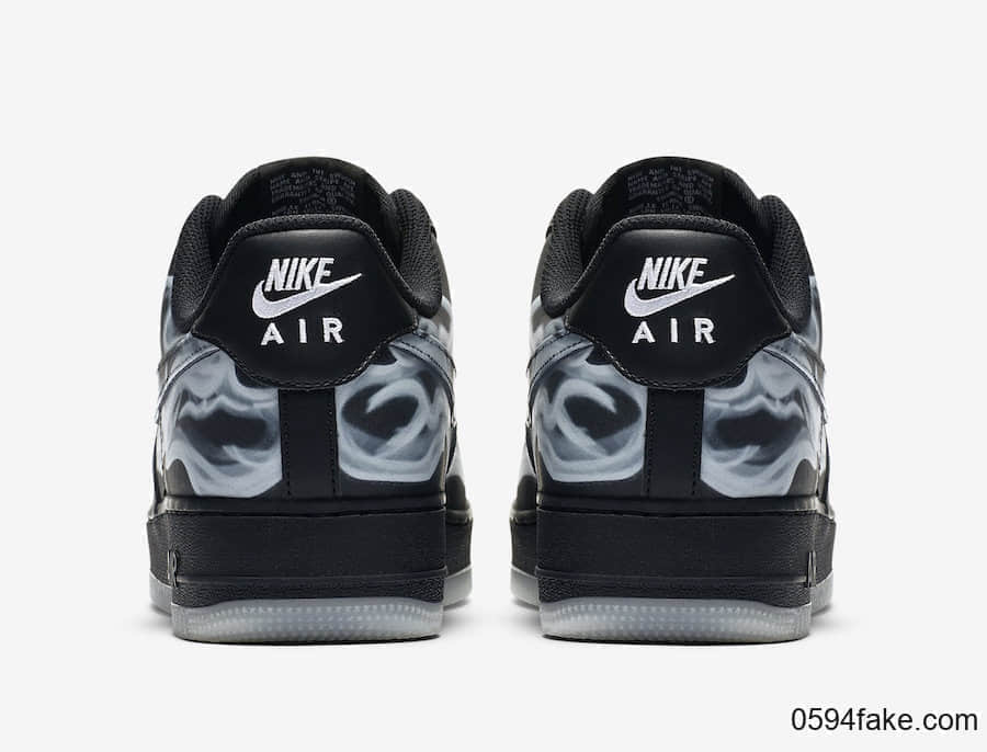 Nike Air Force 1 Low“ Black Skeleton”释出官图！个性十足！ 货号：BQ7541-001