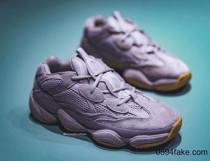 Yeezy 500 “Soft Vision”释出最新实物图！少女心和复古兼具！ 货号：FW2656