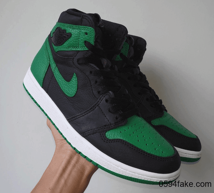 黑绿Air Jordan 1释出最新实物图！明年发售！ 货号：555088-030