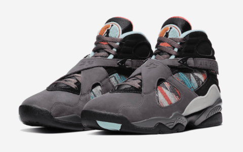 特色民族图腾印花！Air Jordan 8 N7 Pendleton释出官图！ 货号：CQ9601-001