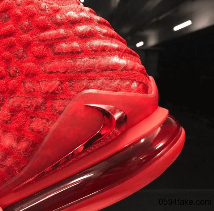 活力大气全红配色！Nike LeBron 17“ University Red”即将发售！ 货号：BQ3177-600