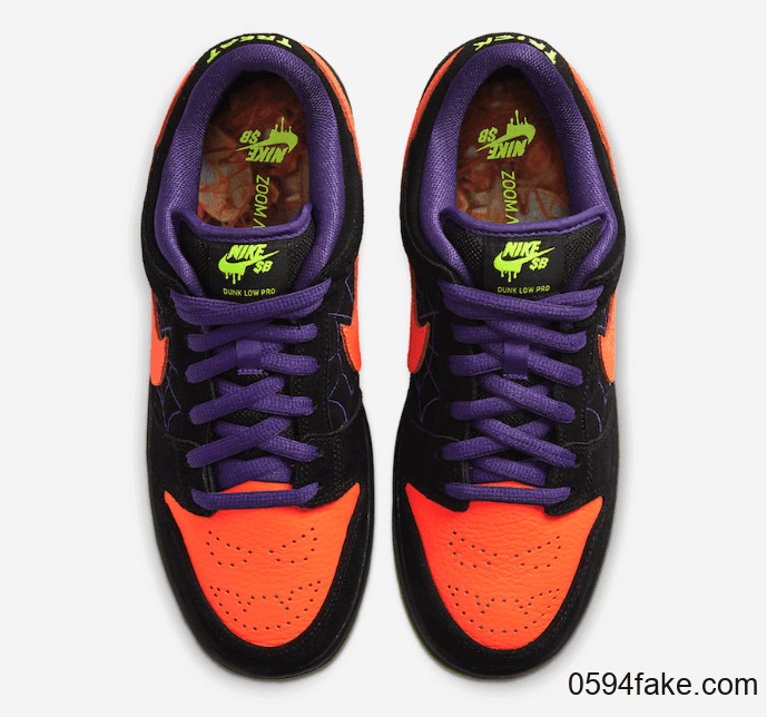 浓郁万圣节氛围！Nike SB Dunk Low “Night of Mischief” 月底发售！还有限定鞋盒等你拿！ 货号：BQ6817-006