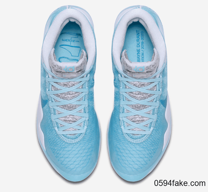 无法抗拒的小清新！Nike KD 12“ Blue Gaze”释出官图！ 货号：AR4229-400