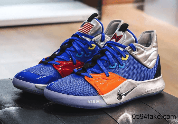 全新Nike PG 3 NASA即将登场！科幻感十足！ 货号：CI2666B-400