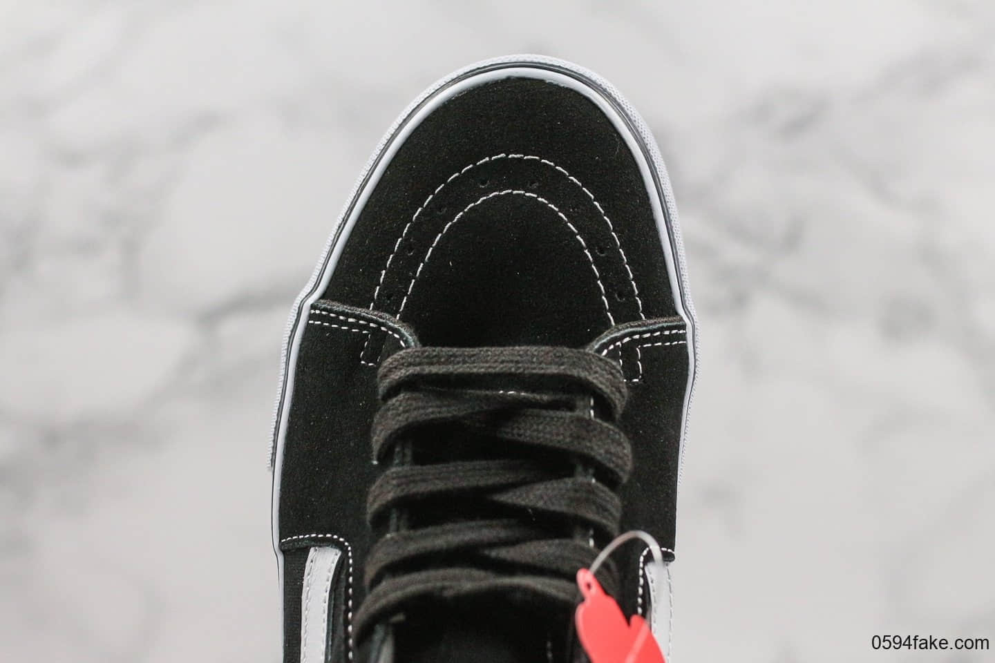 万斯VANS SK8-Mid PRO公司级版本经典高帮中性滑板鞋原档案数据开发原盒原标原厂硫化工艺 货号：VN0A347UY28