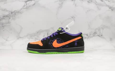 耐克Nike SB Dunk Low Night of Mischief纯原版本DUNK万圣节配色原装原盒版本内置气垫原档案数据开发低帮板鞋 货号：BQ6817-006