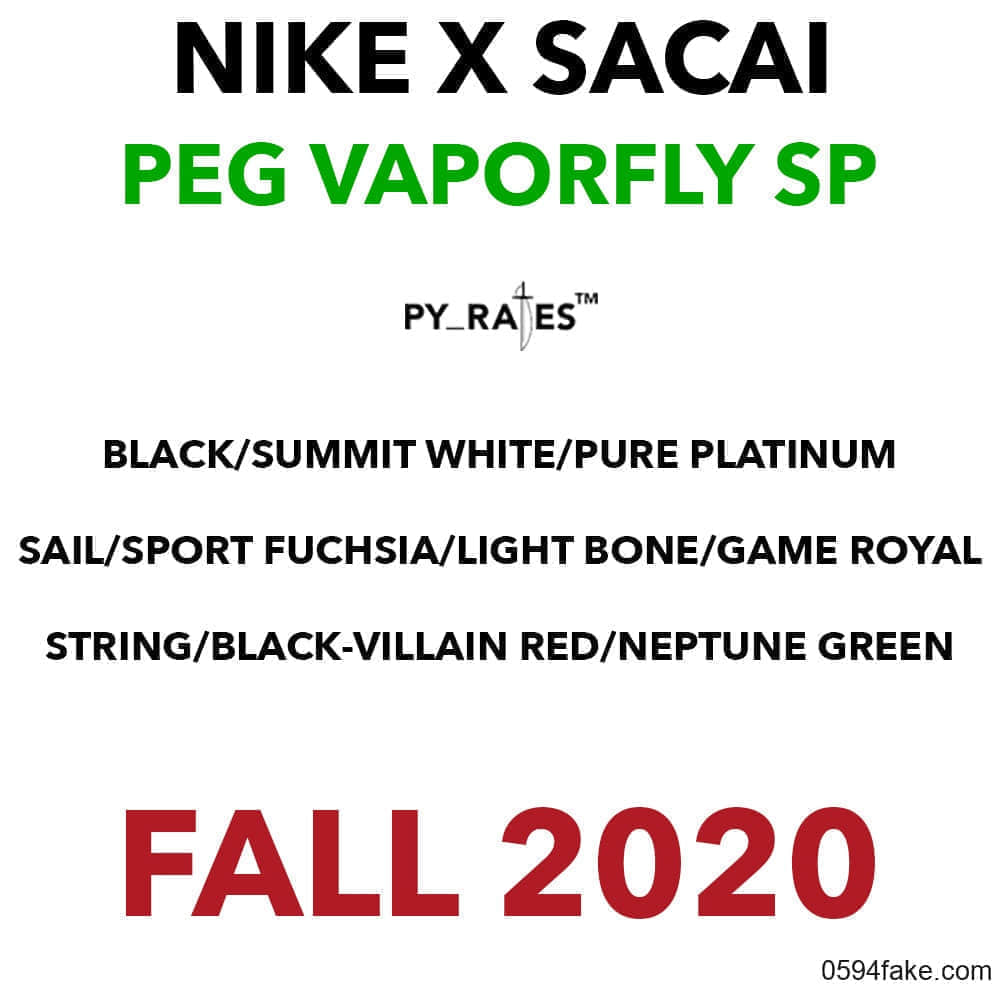 不得了！明年还有全新Sacai x Nike联名系列！