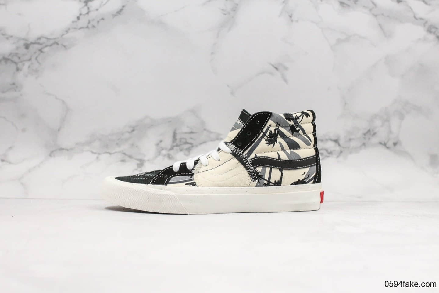 万斯Vans SK8-Hi Bricolage LX纯原版本万斯新一代解构拼接刺绣原厂硫化工艺帆布板鞋