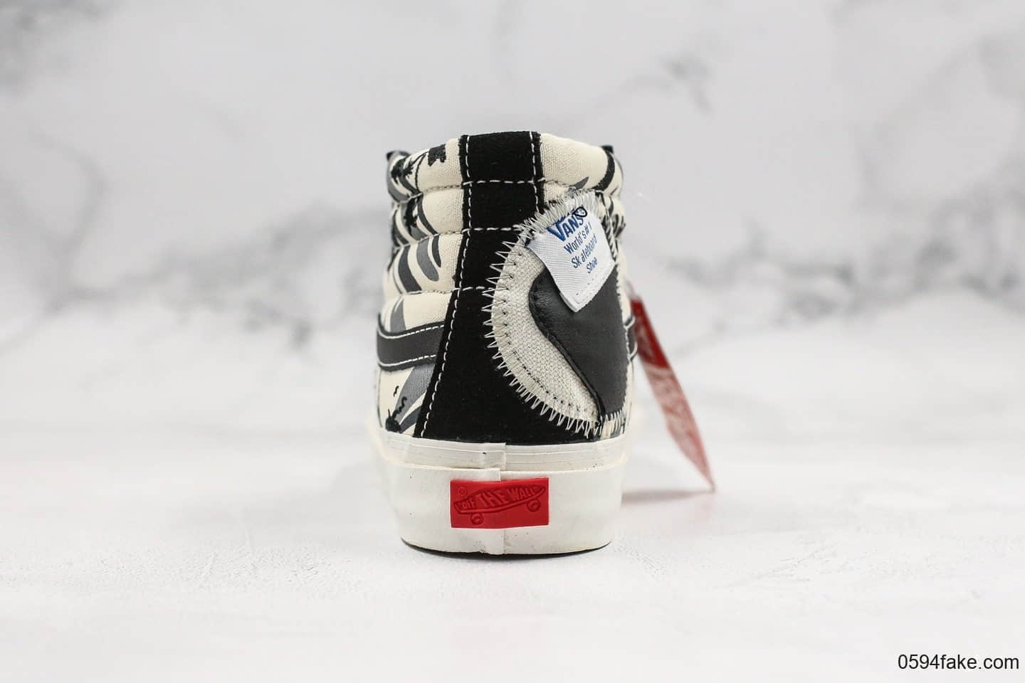 万斯Vans SK8-Hi Bricolage LX纯原版本万斯新一代解构拼接刺绣原厂硫化工艺帆布板鞋