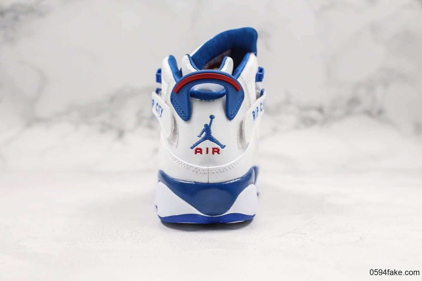 乔丹Air Jordan 6 RIngs纯原版本六冠王AJ6蓝白配色内置原厂纤维碳板中底原装猫眼实战篮球鞋 货号：322992-051