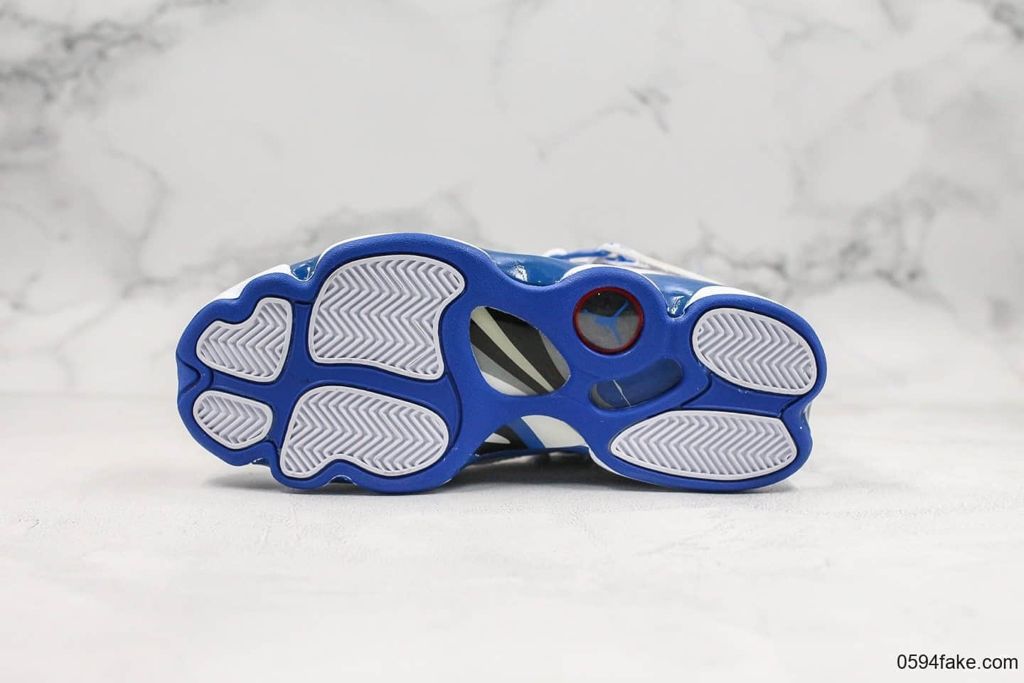 乔丹Air Jordan 6 RIngs纯原版本六冠王AJ6蓝白配色内置原厂纤维碳板中底原装猫眼实战篮球鞋 货号：322992-051