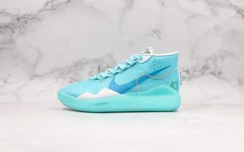 耐克Nike Zoom KD12 EP SJX纯原版本杜兰特12代蓝色内置双层ZOOM气垫支持高强度实战 货号：AR4230-404