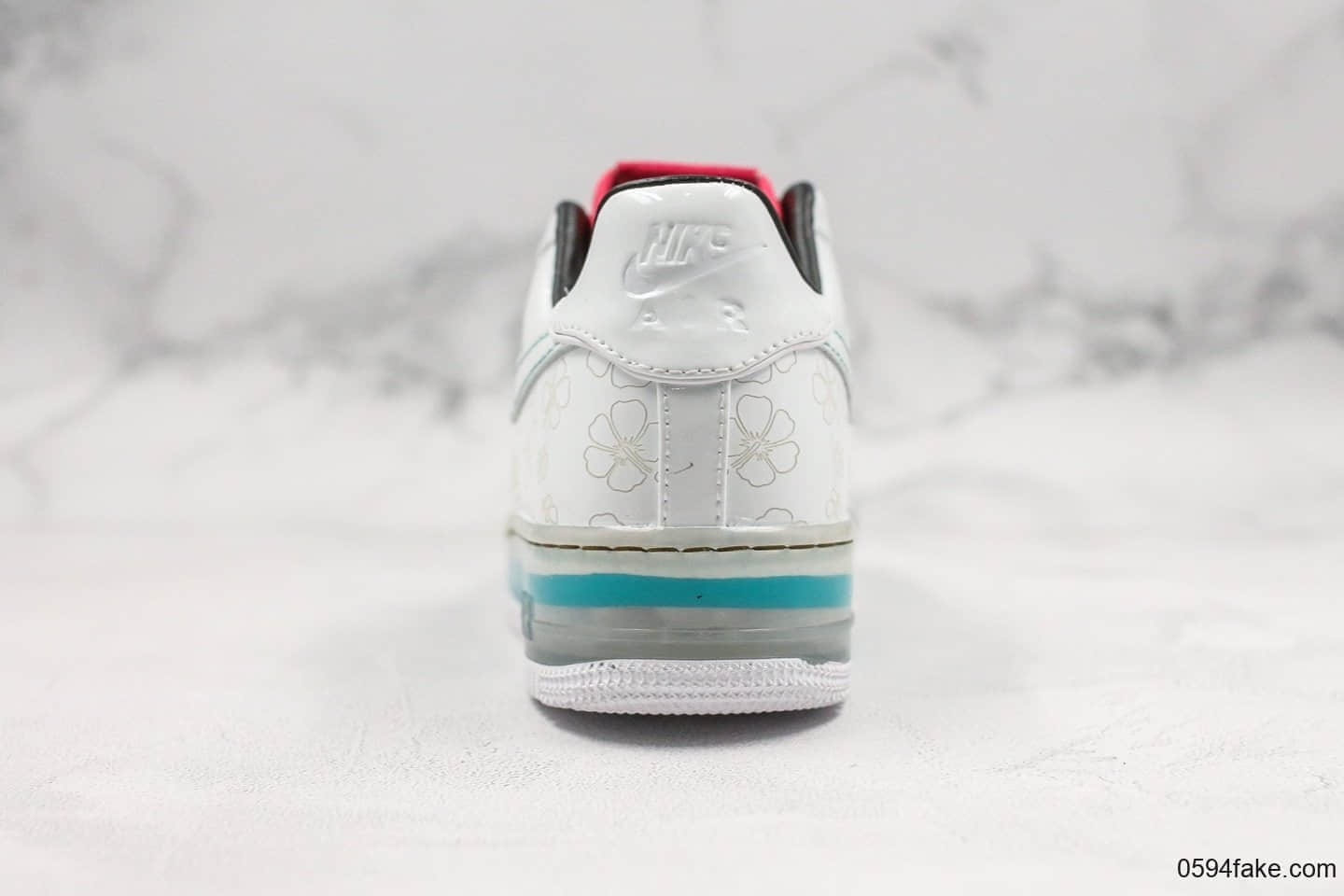 耐克NIKE AIR FORCE 1 SUPREME MAX AIR 07 SO CAL纯原版本低帮气垫空军一号洛杉矶白樱花庆祝AF1诞生25周年限量版本 货号：316666-111