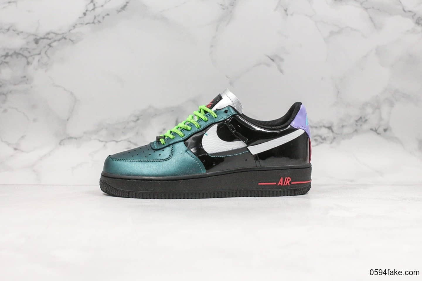 耐克Nike Air Force 1 Low ’07 Vandalized纯原版本解构空军一号低帮小丑配色内置气垫新品出货完美细节 货号：CT7359-001