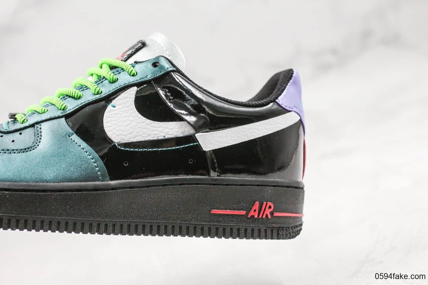 耐克Nike Air Force 1 Low ’07 Vandalized纯原版本解构空军一号低帮小丑配色内置气垫新品出货完美细节 货号：CT7359-001