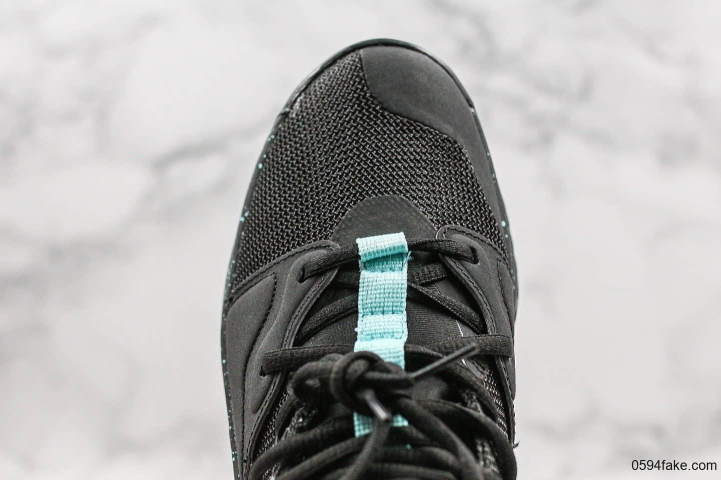 耐克Nike PG 3 Black Aqua纯原版本保罗乔治三代实战篮球鞋搭载Zoom Air缓震系统原厂鞋盒钢印 货号：AO2608-006
