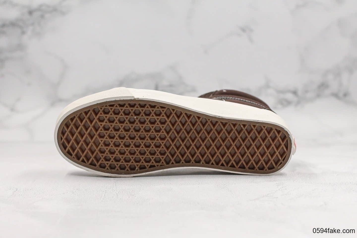 万斯Vans Sk8-Mid公司级版本中帮咖啡棕配色顶级硫化帆布鞋冬季百搭配色