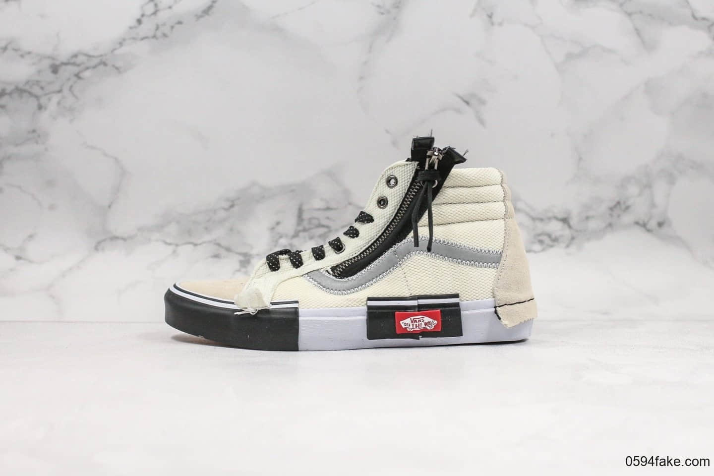 万斯Vans Classics Sk8-Hi Reissue CAP纯原版本高帮解构3M反光原厂硫化工艺一比一原鞋开模打造