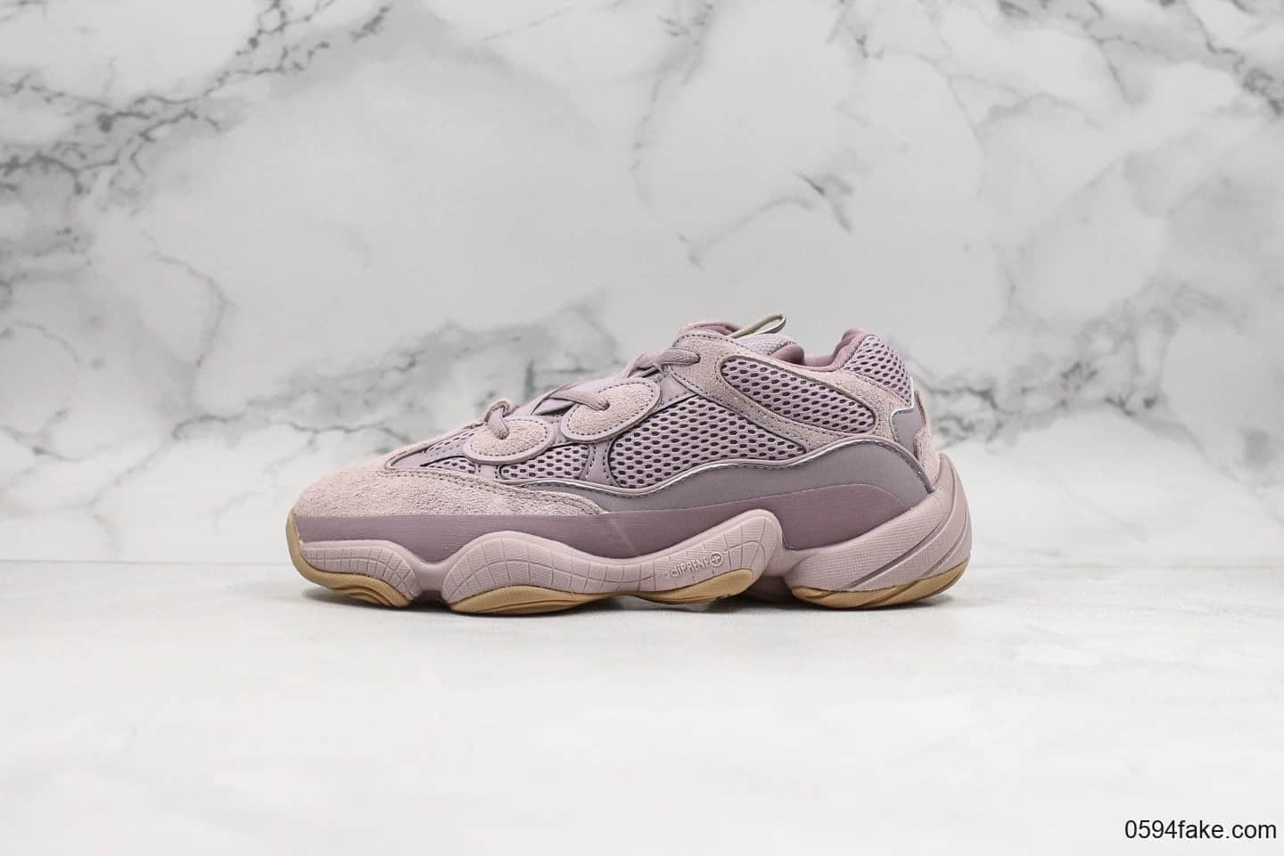 阿迪达斯adidas Yeezy Boost 500 Soft Vision纯原版本椰子500灭霸薰衣草紫配色侃爷老爹鞋原档案数据开发原厂皮革原盒原标 货号：FW2656