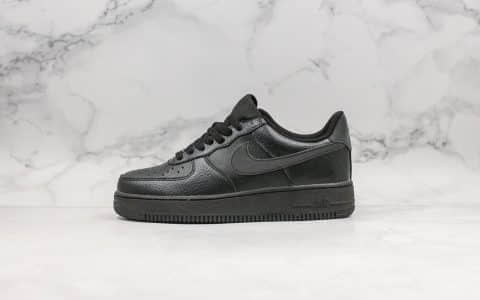 耐克Nike Air Force 1 Night Spiri纯原版本低帮空军一号暗黑精灵3M反光原楦头纸板打造高鞋面清洁度内置全掌气垫 货号：BQ4326-001