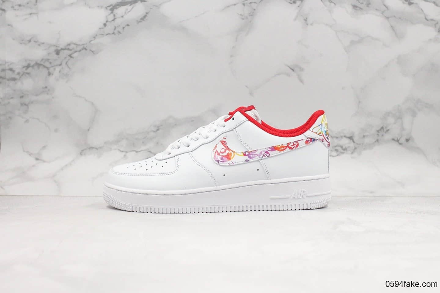 耐克Nike Air Force 1 Low Year of the Rat CNY纯原版本低帮空军一号中国红涂鸦鼠年限定内置气垫原档案数据开发一比一打造 货号：CU2980-191