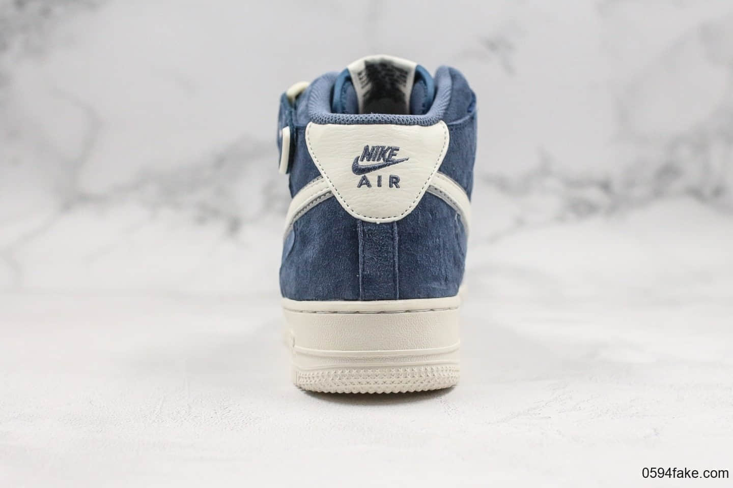 耐克Nike Air Force 1 Mid 07纯原版本3M反光空军一号深蓝色内置全掌气垫原鞋开模一比一打造 货号：AA1118-007